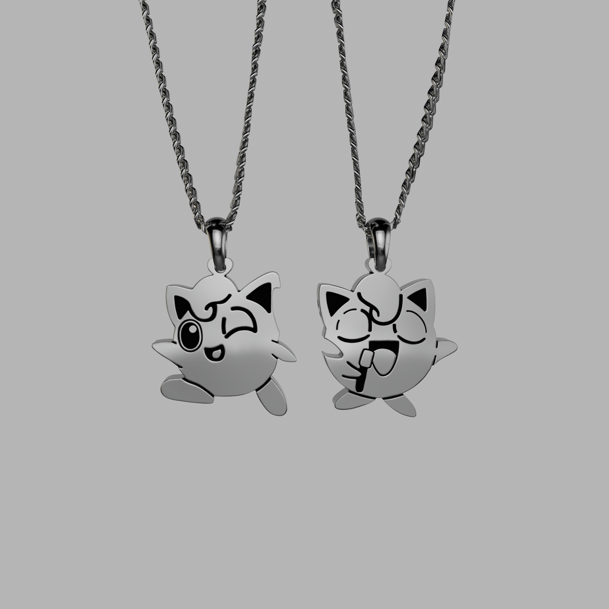 V-Day Jigglypuff Friendship Necklace