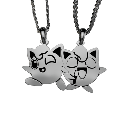 V-Day Jigglypuff Friendship Necklace